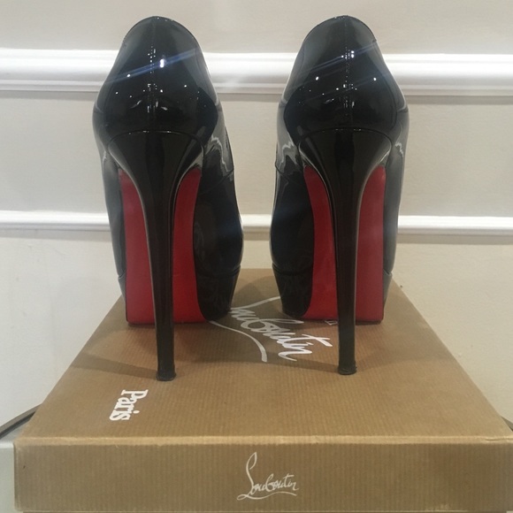 Christian Louboutin Bianca Black Patent Calf 37.5