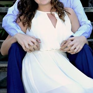 Banana Republic off White Dress