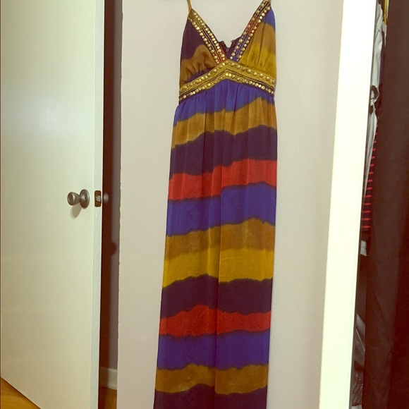 Anthropologie beautiful, bohemian, chiffon dress
