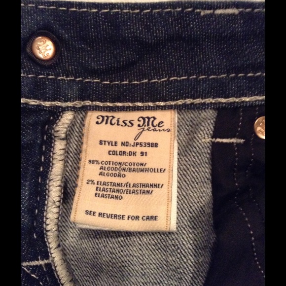 Miss Me Boot Cut Jeans Size 26 - Picture 3 of 4