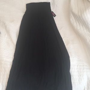 Black maxi skirt