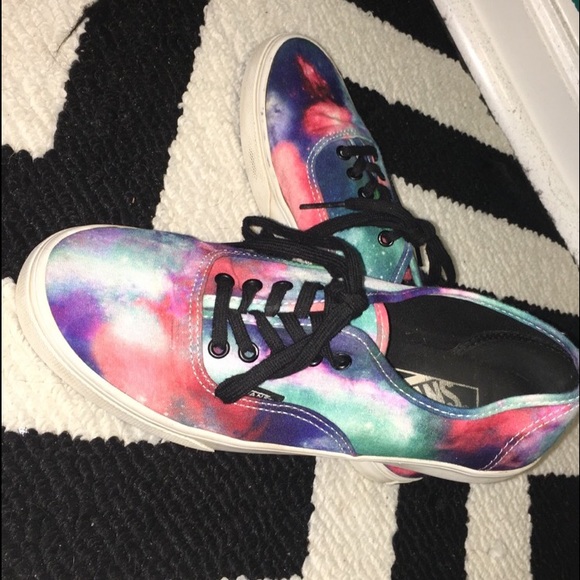 Galaxy print vans