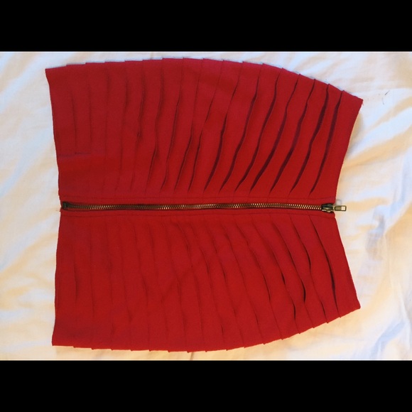 Beautiful Red Tube Skirt
