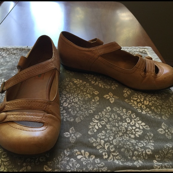 Tan Mary Janes