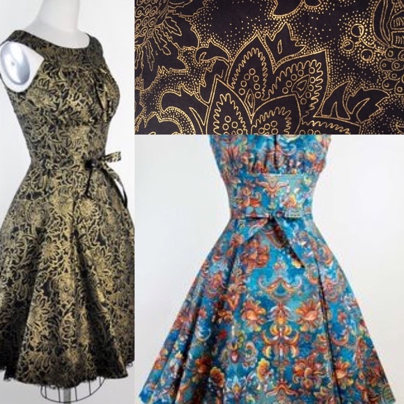 Heartbreaker black & gold dress - Picture 1 of 1