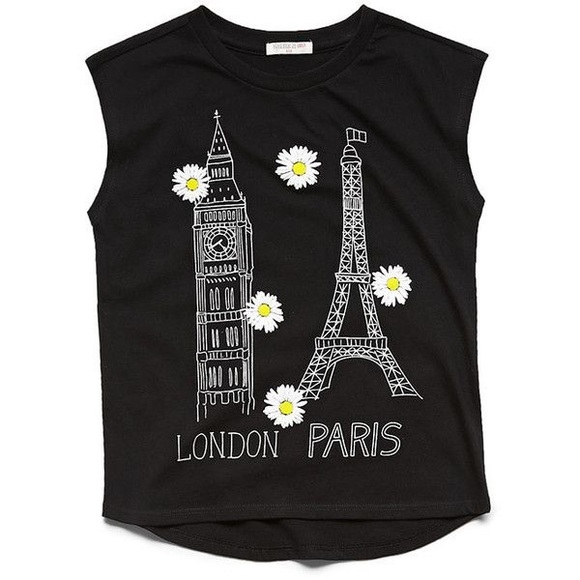 Forever 21 girls black shirt