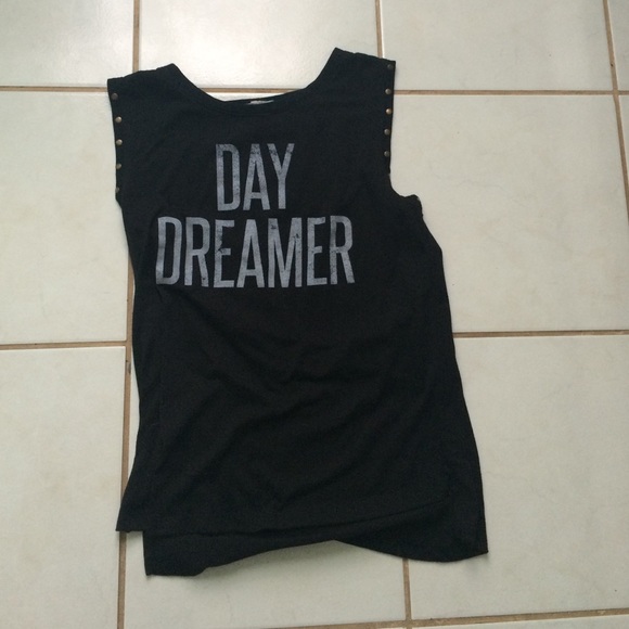 Black graphic muscle shirt - Picture 1 of 2