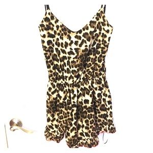 DAINTY HOOLIGAN boutique cheetah romper.