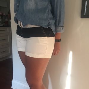 J. Crew color block shorts