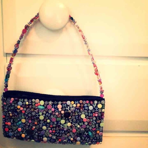 One-of-a-kind jewel purse