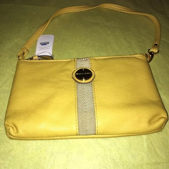 Franco Sarto Wristlet in yellow NWT
