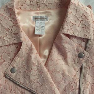 PINK LACE MOTO JACKET!!! BRAND NEW!!!
