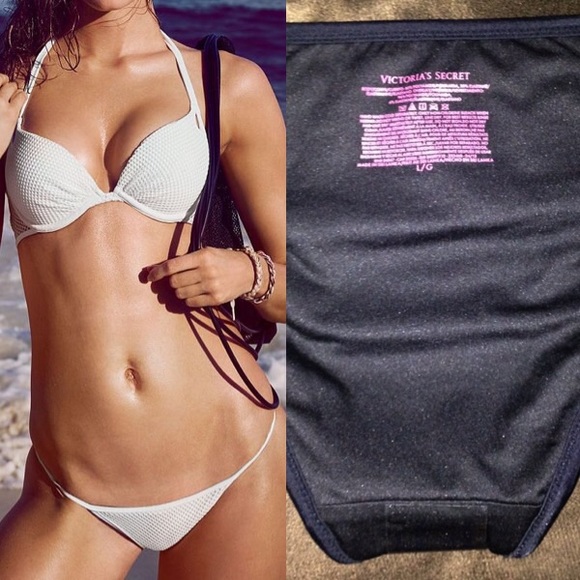 {{SOLD}} VS BLACK mesh it's bikini bottoms (L) - Picture 4 of 4