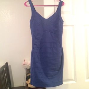 AMERICAN EAGLE OUTFITTERS DRESS (M) BLUE