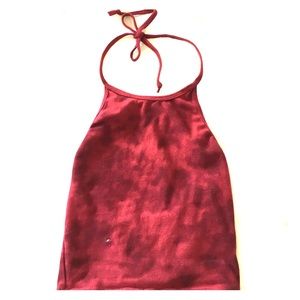 Garnet halter crop top - Urban Outfitters