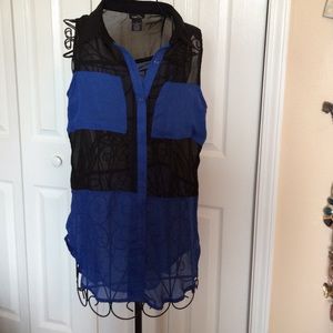 NWOT Hi low Rue 21 Sheer Top