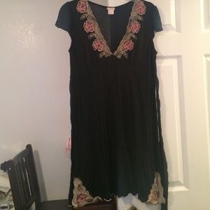 NOLITA COVER UP DRESS (L) WITH EMBROIDERED DETAIL