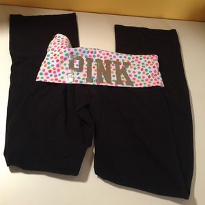 Small Victoria's Secret pink flair yoga pants