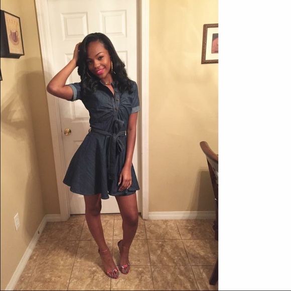 Denim dress - Picture 1 of 2