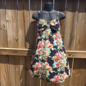 Floral Bow Front Dress