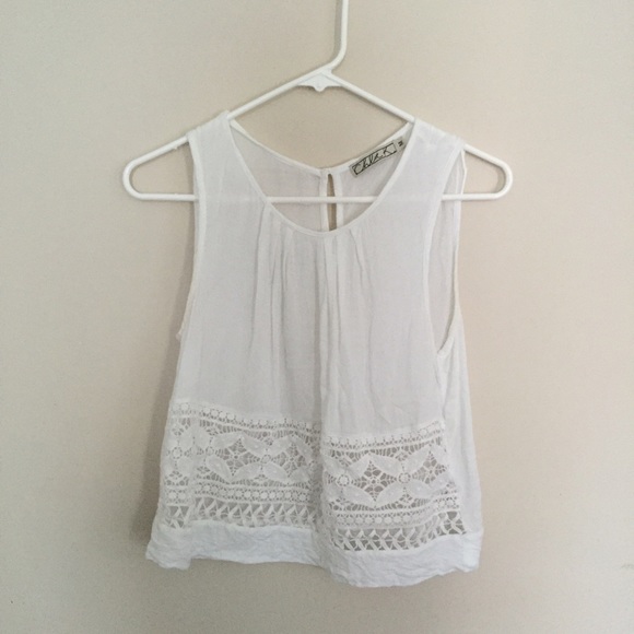 white tank top