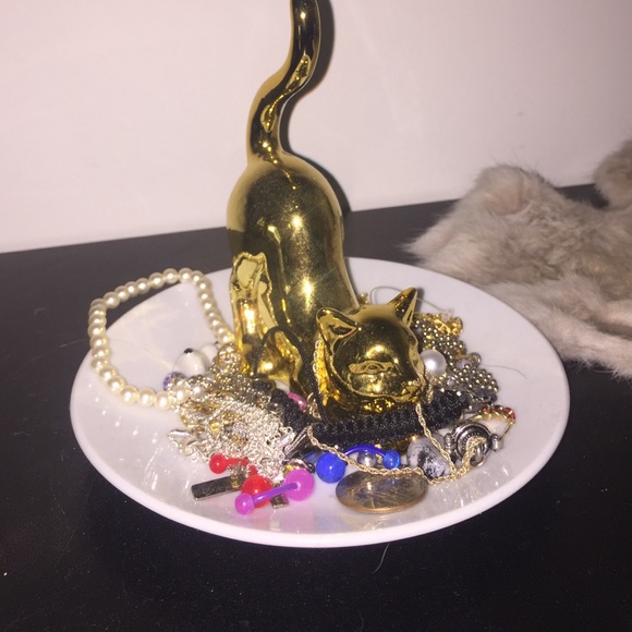 glass cat decoration!