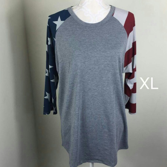 Nwt Lularoe UNICORN 4th July print Randy