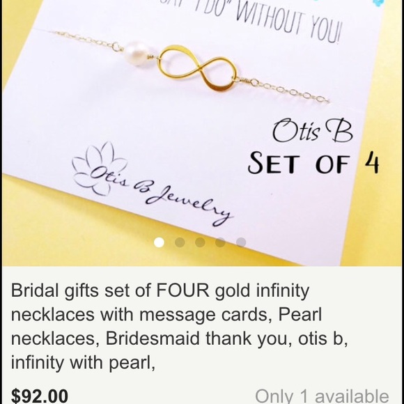 Bridal party necklaces - Picture 1 of 1