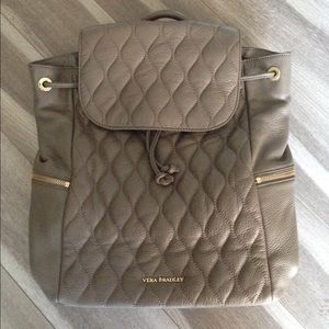 Quilted Leather Vera Bradley Backpack