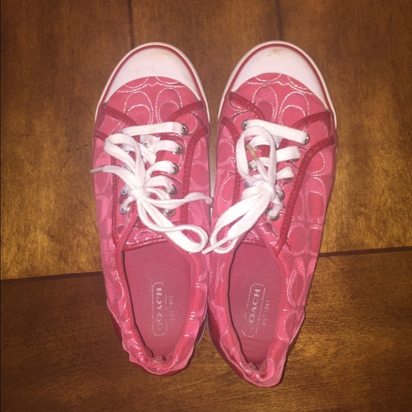 Red Coach Sneakers