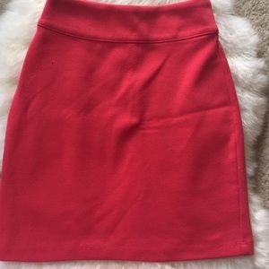 Cute Coral Mini Skirt