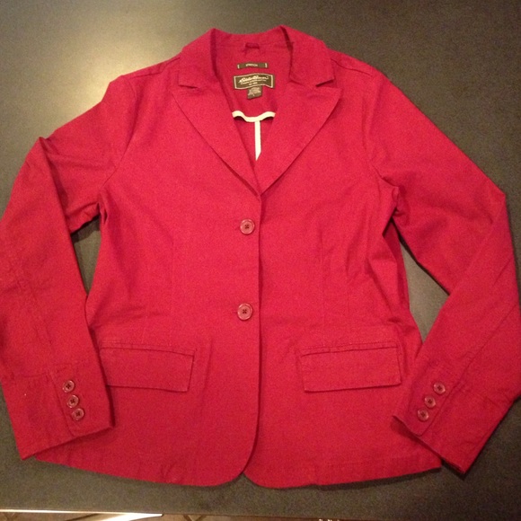 Eddie Bauer Wine Colored Blazer