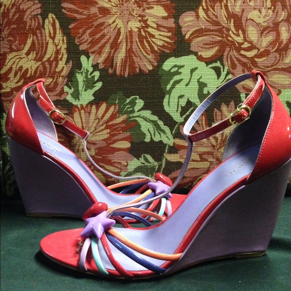 Colorful Coach wedges - Picture 4 of 4