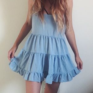 BM baby blue jada dress