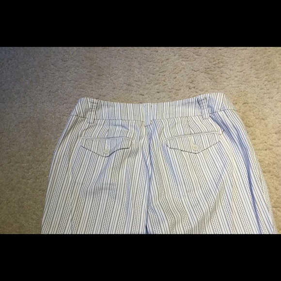 Striped cream/off white pants. - Picture 2 of 2