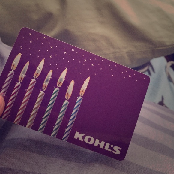 This gift card for KOHLS story....