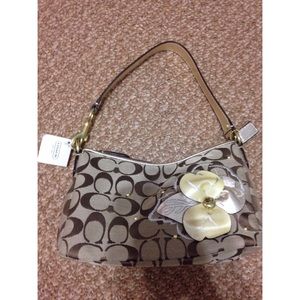 Khaki Coach Purse