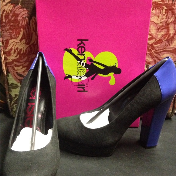 Chunky suede heel - Picture 1 of 3
