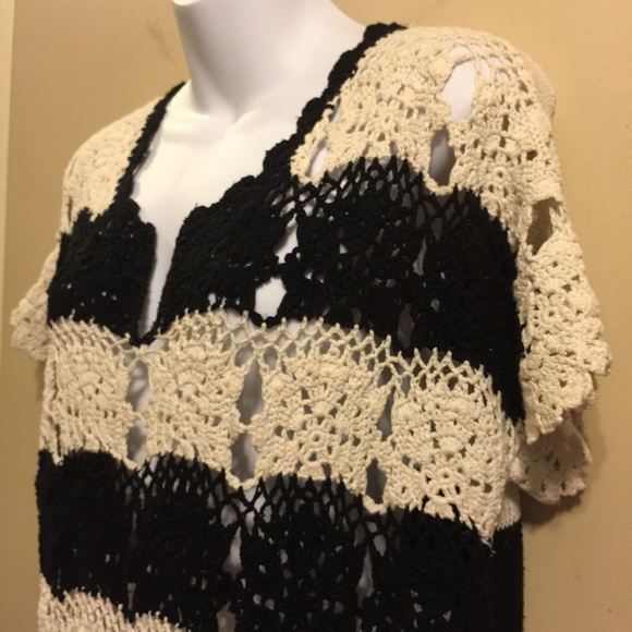 Free People crochet sweater/3$15 - Picture 2 of 4