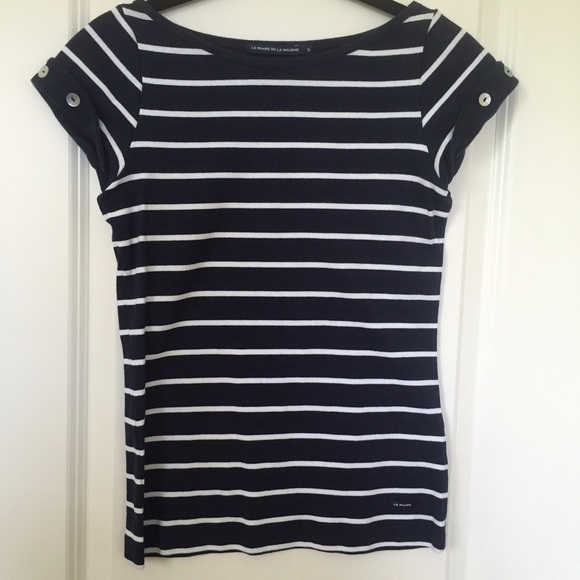 Anthropologie Tops - Le Phare de la Baleine Navy Striped Tee | Anthro Anthropologie Tops - Le Phare de la Baleine Navy Striped Tee | Anthro