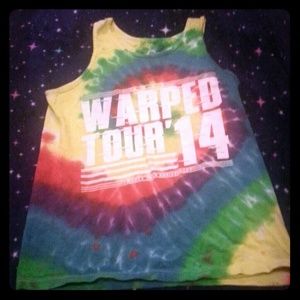 Warped tour tie dye tee