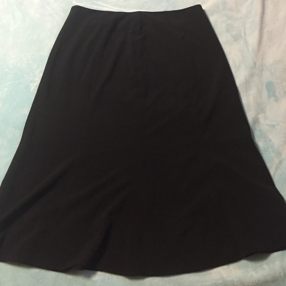 Long black Investments skirt size 18