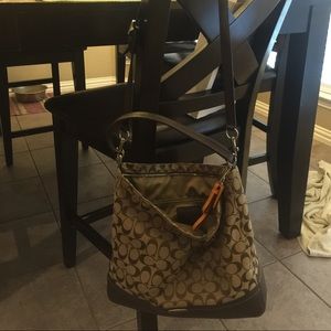 Authentic coach purse and matching wallet