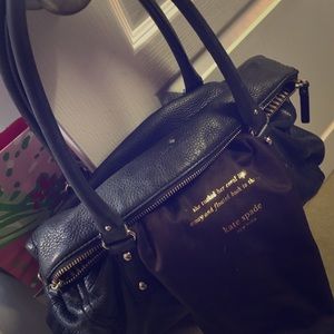 Kate Spade zip and flap handbag