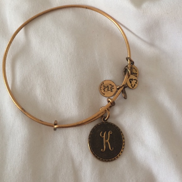 Alex and Ani "K" bangle