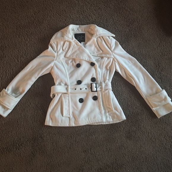 Beautiful white peacoat