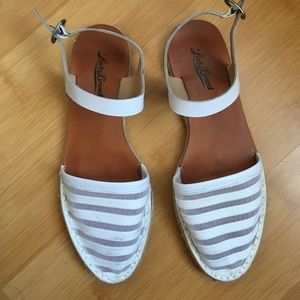 White Espadrille sandal