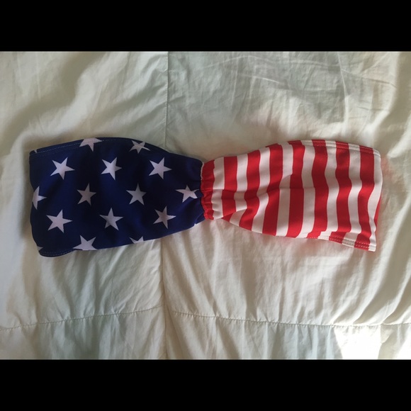 American Apparel bandeau/swimsuit top