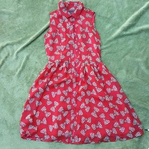 Voodoo Vixen pinup Rockabilly Leopard Bow dress