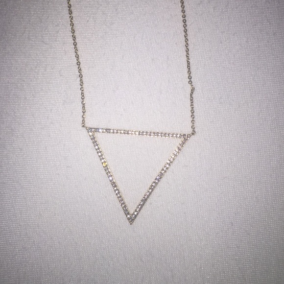 Nadri triangle necklace